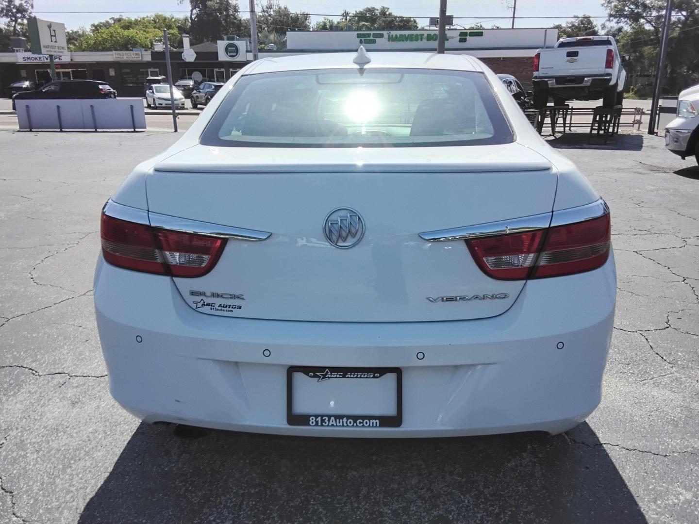 2016 White /Grey Buick Verano Convenience (1G4PR5SK6G4) with an 2.4L L4 DOHC 16V FFV engine, 6A transmission, located at 6112 N Florida Avenue, Tampa, FL, 33604, (888) 521-5131, 27.954929, -82.459534 - $499 DOWN PLUS TAX & TAG.- Photo#4