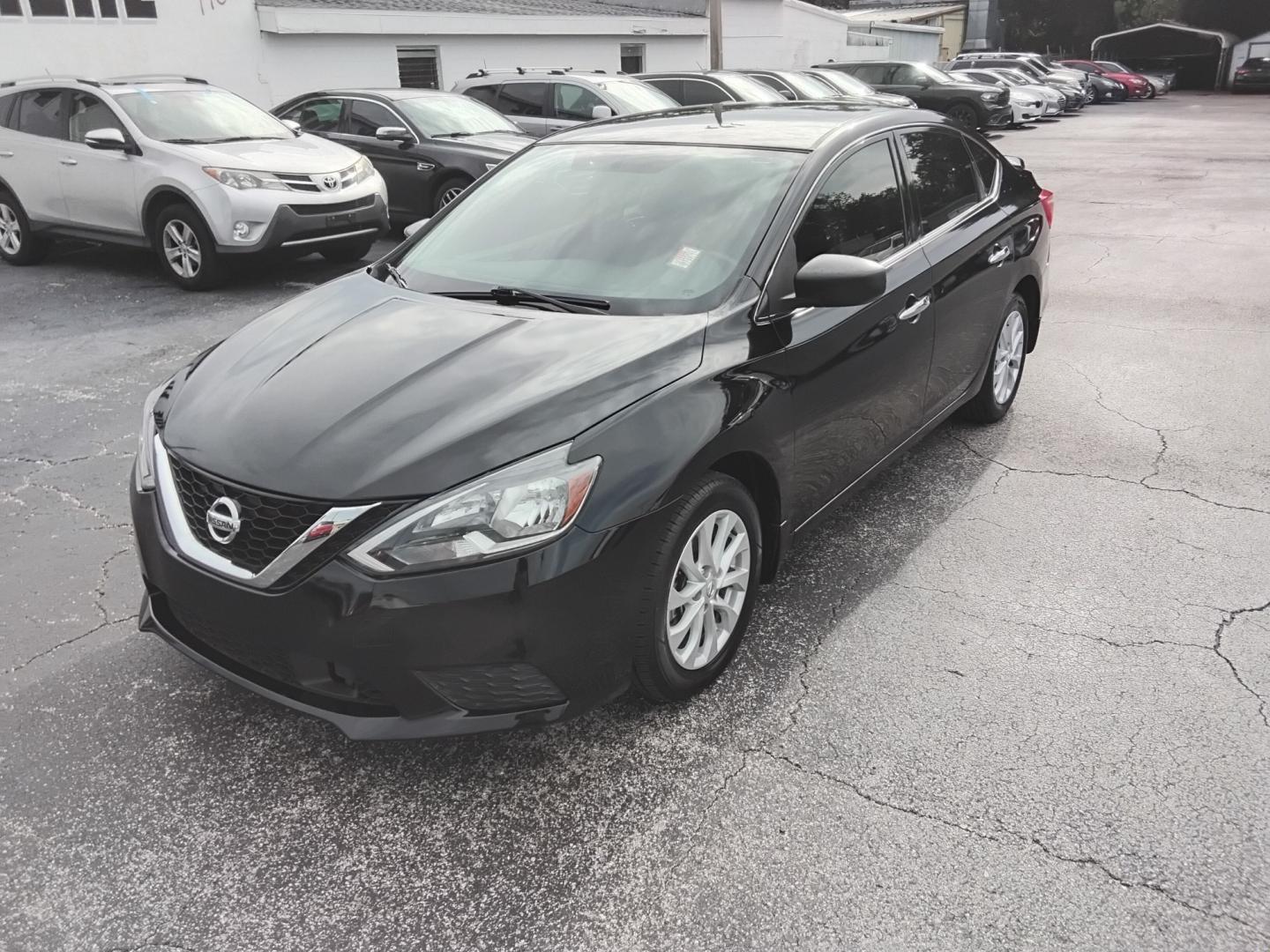 2019 BLACK /GREY Nissan Sentra S CVT (3N1AB7AP9KL) with an 1.8L L4 SFI DOHC 16V engine, CVT transmission, located at 6112 N Florida Avenue, Tampa, FL, 33604, (888) 521-5131, 27.954929, -82.459534 - $499 DOWN PLUS TAX & TAG.- Photo#2