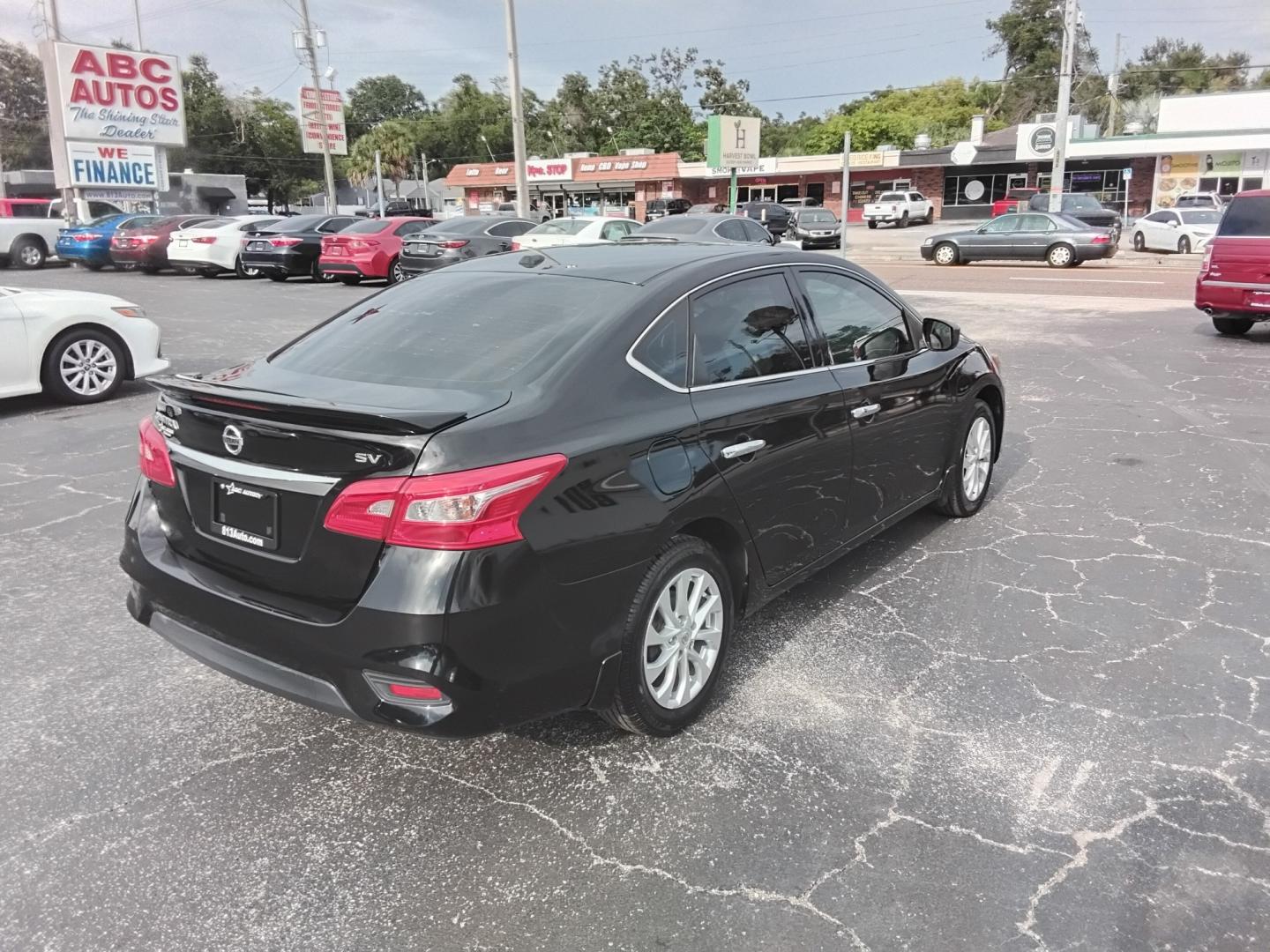 2019 BLACK /GREY Nissan Sentra S CVT (3N1AB7AP9KL) with an 1.8L L4 SFI DOHC 16V engine, CVT transmission, located at 6112 N Florida Avenue, Tampa, FL, 33604, (888) 521-5131, 27.954929, -82.459534 - $499 DOWN PLUS TAX & TAG.- Photo#5