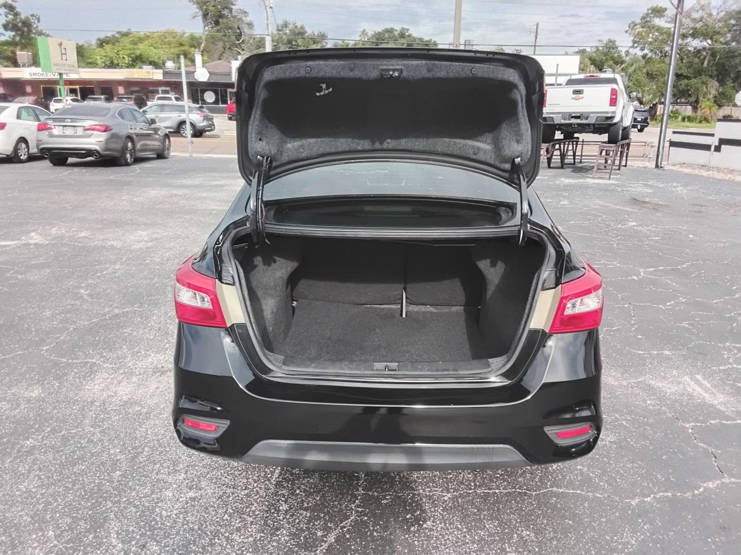 2019 BLACK /GREY Nissan Sentra S CVT (3N1AB7AP9KL) with an 1.8L L4 SFI DOHC 16V engine, CVT transmission, located at 6112 N Florida Avenue, Tampa, FL, 33604, (888) 521-5131, 27.954929, -82.459534 - $499 DOWN PLUS TAX & TAG.- Photo#8