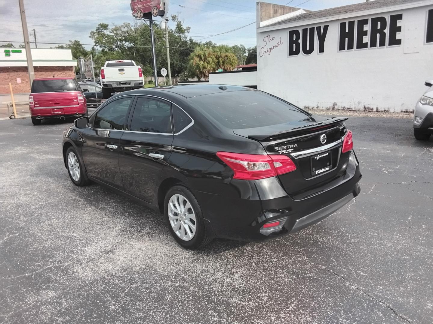 2019 BLACK /GREY Nissan Sentra S CVT (3N1AB7AP9KL) with an 1.8L L4 SFI DOHC 16V engine, CVT transmission, located at 6112 N Florida Avenue, Tampa, FL, 33604, (888) 521-5131, 27.954929, -82.459534 - $499 DOWN PLUS TAX & TAG.- Photo#6