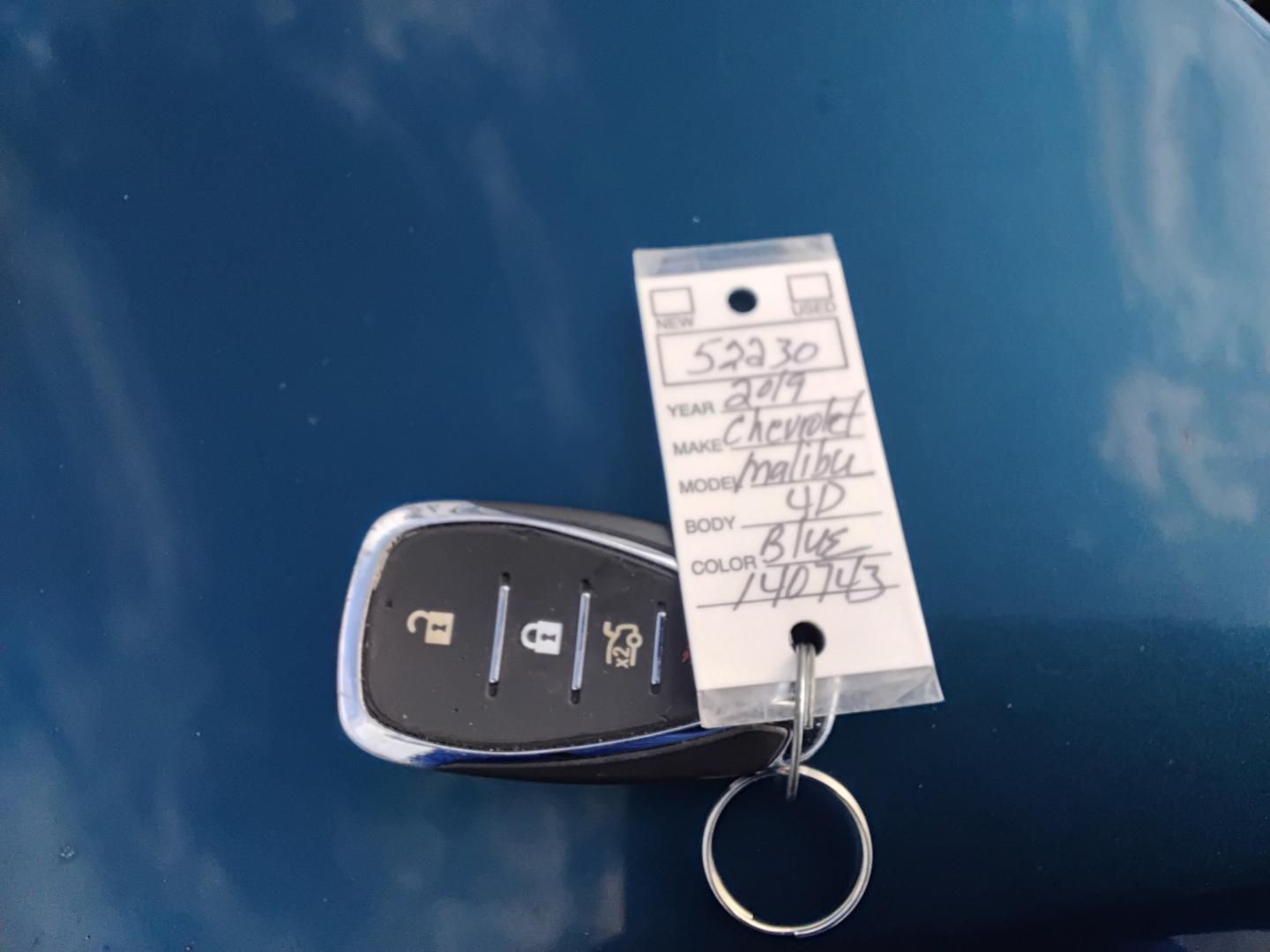2019 BLUE /GREY Chevrolet Malibu LS (1G1ZB5ST0KF) with an 1.5L L4 DOHC 16V engine, 6A transmission, located at 6112 N Florida Avenue, Tampa, FL, 33604, (888) 521-5131, 27.954929, -82.459534 - $499 DOWN PLUS TAX & TAG.- Photo#12