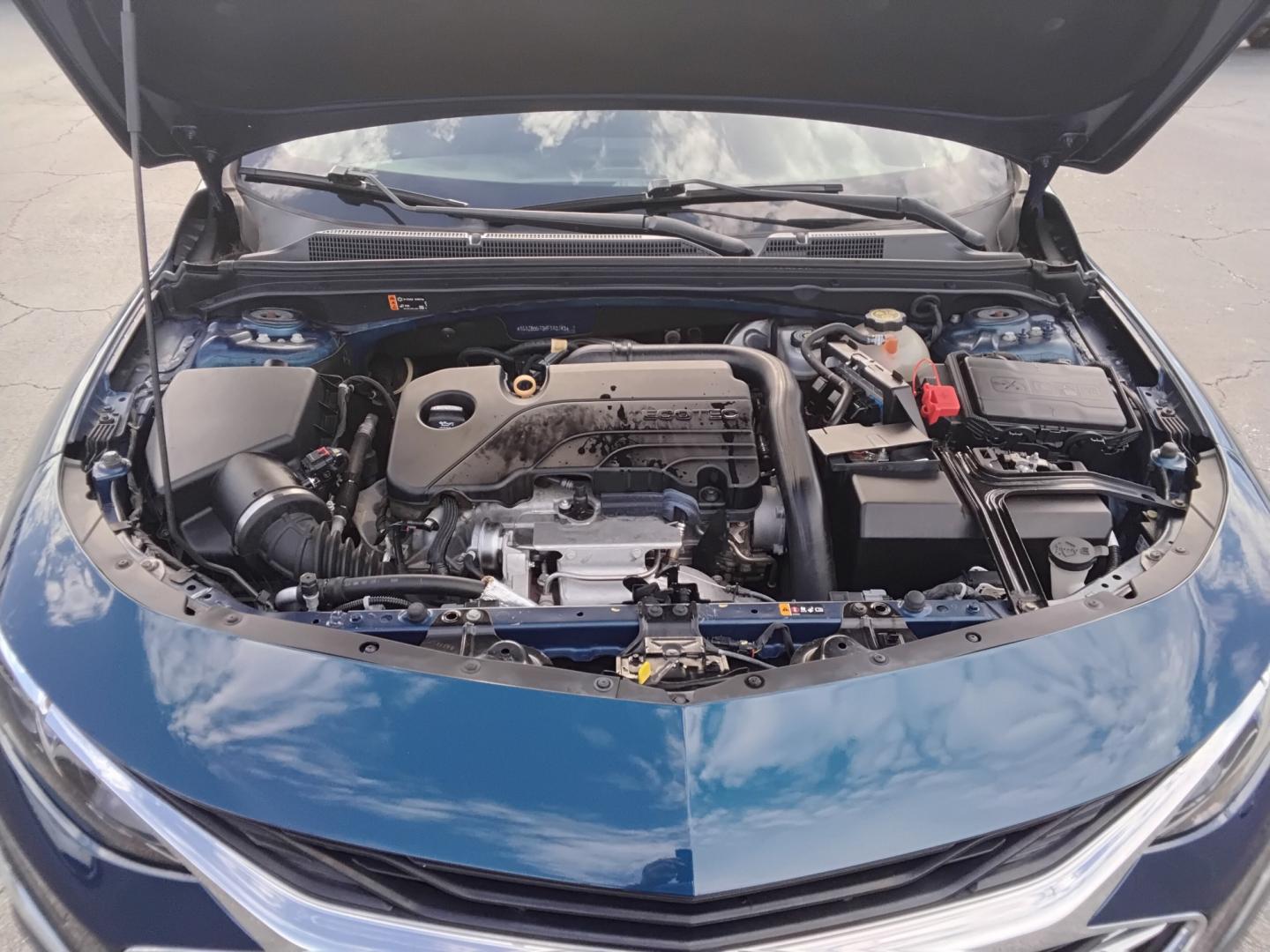 2019 BLUE /GREY Chevrolet Malibu LS (1G1ZB5ST0KF) with an 1.5L L4 DOHC 16V engine, 6A transmission, located at 6112 N Florida Avenue, Tampa, FL, 33604, (888) 521-5131, 27.954929, -82.459534 - $499 DOWN PLUS TAX & TAG.- Photo#10