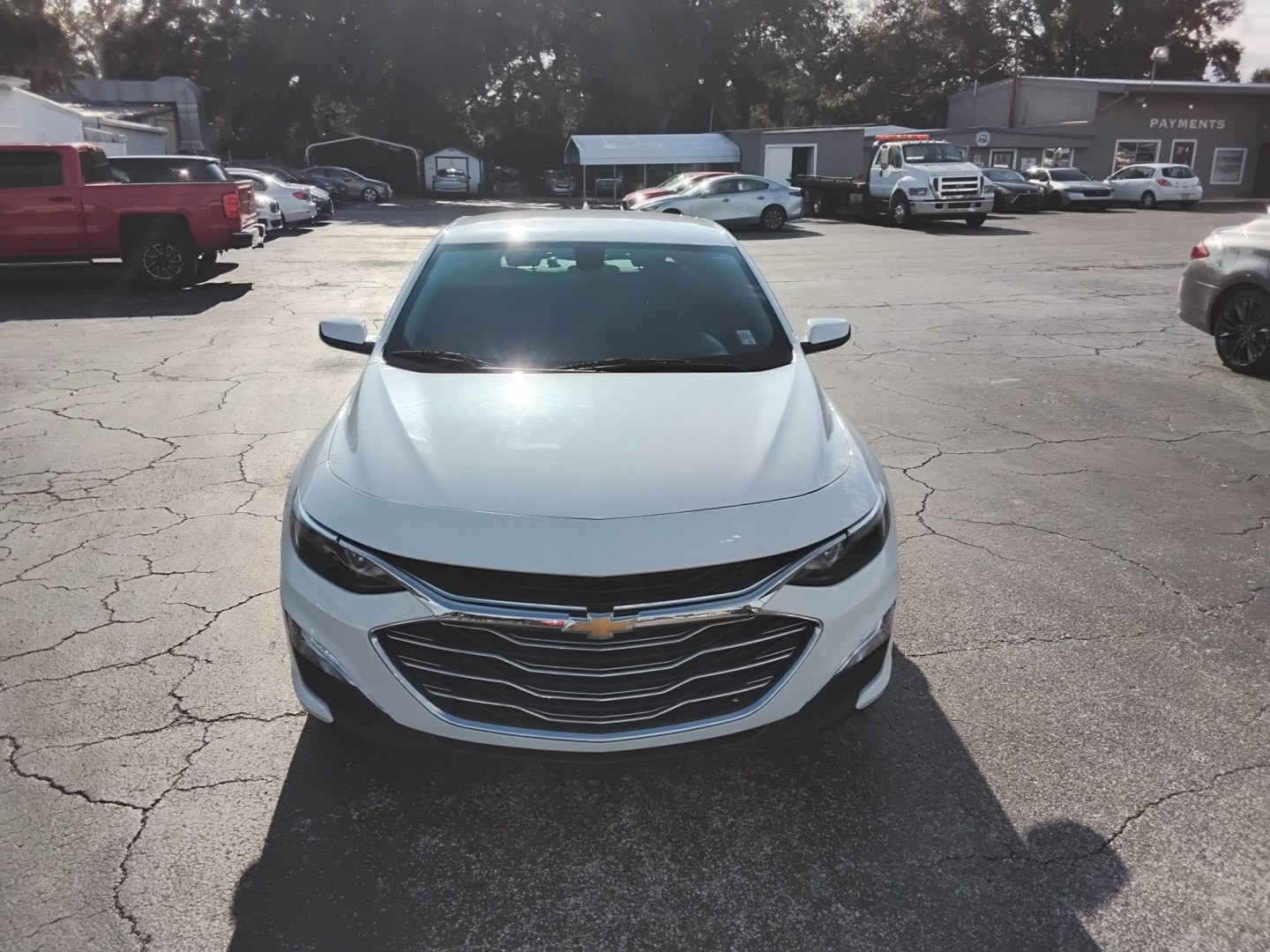 2022 White /GREY Chevrolet Malibu 1FL (1G1ZC5STXNF) with an 1.5L L4 DOHC 16V engine, 6A transmission, located at 6112 N Florida Avenue, Tampa, FL, 33604, (888) 521-5131, 27.954929, -82.459534 - $499 DOWN PLUS TAX & TAG.- Photo#1