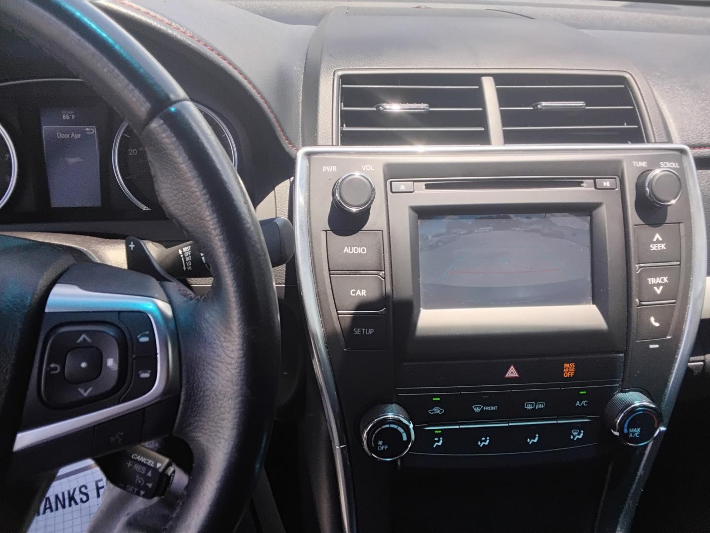 2017 GRAY /BLACK Toyota Camry SE (4T1BF1FK9HU) with an 2.5L L4 DOHC 16V engine, 6A transmission, located at 6112 N Florida Avenue, Tampa, FL, 33604, (888) 521-5131, 27.954929, -82.459534 - $499 OWN PLUS TAX & TAG.- Photo#5