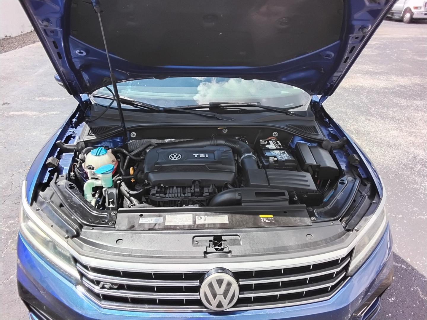 2017 BLUE /BLACK Volkswagen Passat R-Line (1VWDT7A35HC) with an 1.8L L4 TURBO DIESEL engine, 6A transmission, located at 6112 N Florida Avenue, Tampa, FL, 33604, (888) 521-5131, 27.954929, -82.459534 - $499 down plus tax & tag.- Photo#14