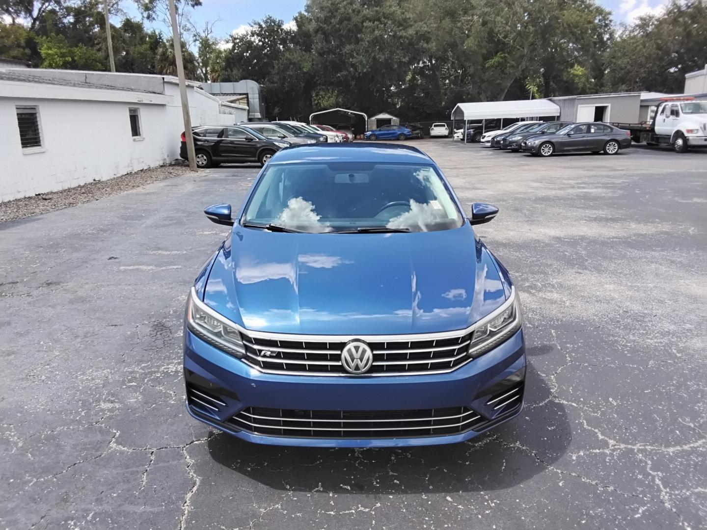 2017 BLUE /BLACK Volkswagen Passat R-Line (1VWDT7A35HC) with an 1.8L L4 TURBO DIESEL engine, 6A transmission, located at 6112 N Florida Avenue, Tampa, FL, 33604, (888) 521-5131, 27.954929, -82.459534 - $499 down plus tax & tag.- Photo#1
