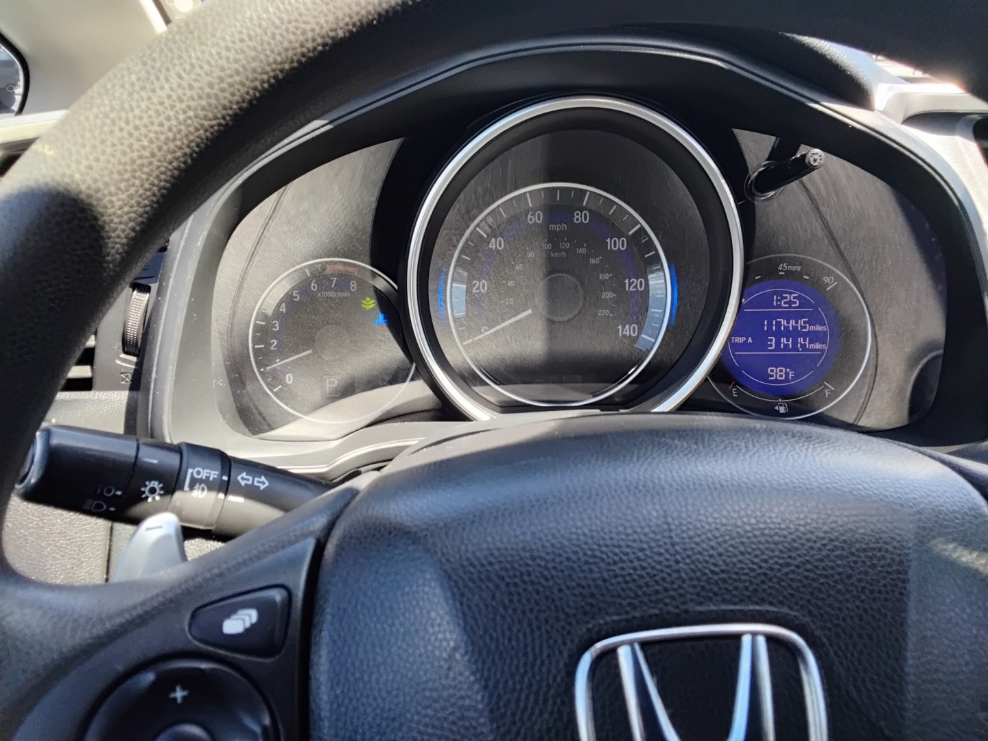 2015 SILVER /BLACK Honda Fit EX CVT (3HGGK5H87FM) with an 1.5L L4 SOHC 16V engine, CVT transmission, located at 6112 N Florida Avenue, Tampa, FL, 33604, (888) 521-5131, 27.954929, -82.459534 - $499 down plus tax tag.- Photo#9