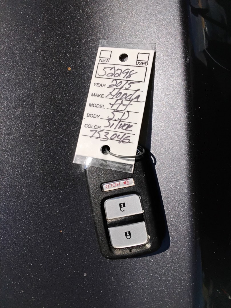 2015 SILVER /BLACK Honda Fit EX CVT (3HGGK5H87FM) with an 1.5L L4 SOHC 16V engine, CVT transmission, located at 6112 N Florida Avenue, Tampa, FL, 33604, (888) 521-5131, 27.954929, -82.459534 - $499 down plus tax tag.- Photo#15