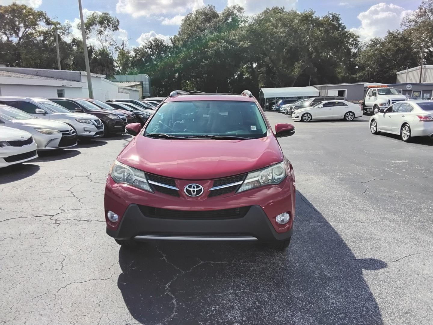2015 RED /BLACK Toyota RAV4 Limited FWD (2T3YFREV1FW) with an 2.5L L4 DOHC 16V engine, 6-Speed Automatic transmission, located at 6112 N Florida Avenue, Tampa, FL, 33604, (888) 521-5131, 27.954929, -82.459534 - $499 down plus tax & tag.- Photo#3