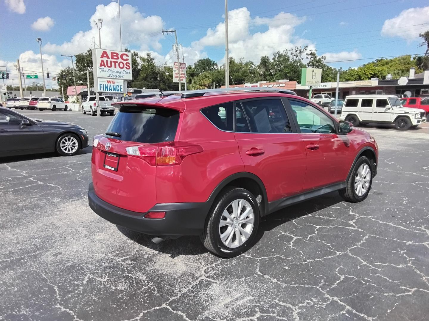2015 RED /BLACK Toyota RAV4 Limited FWD (2T3YFREV1FW) with an 2.5L L4 DOHC 16V engine, 6-Speed Automatic transmission, located at 6112 N Florida Avenue, Tampa, FL, 33604, (888) 521-5131, 27.954929, -82.459534 - $499 down plus tax & tag.- Photo#6