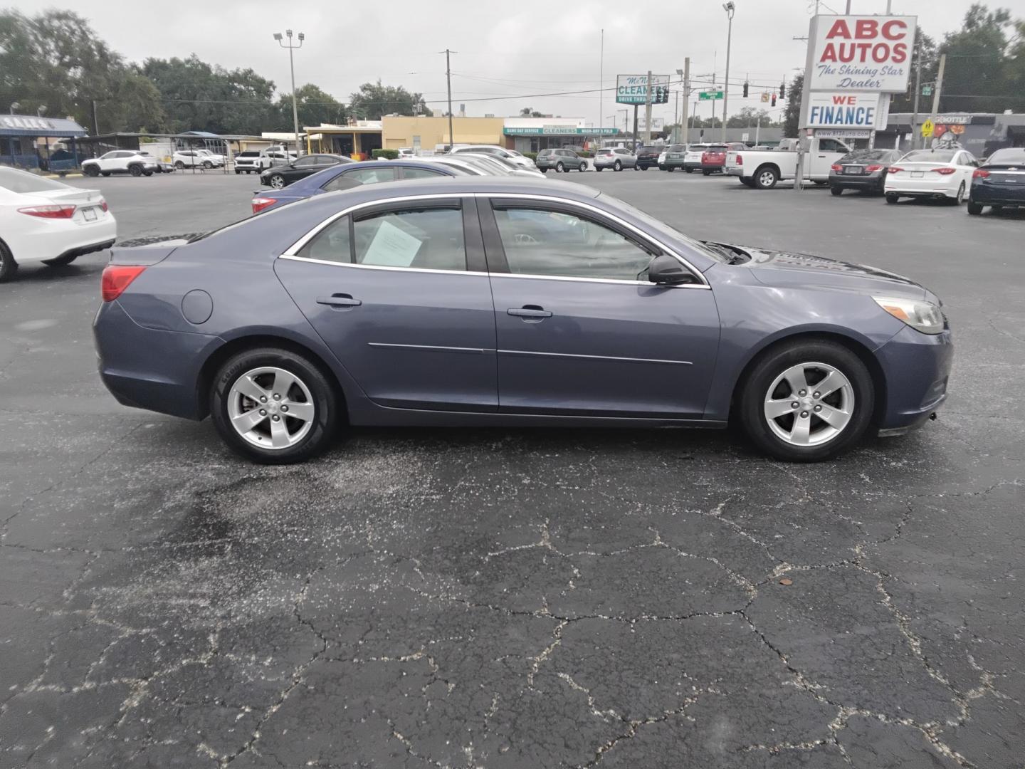 2014 BLUE /GREY Chevrolet Malibu LS (1G11B5SLXEF) with an 2.5L L4 DOHC 16V engine, 6A transmission, located at 6112 N Florida Avenue, Tampa, FL, 33604, (888) 521-5131, 27.954929, -82.459534 - $499 down plus tax & tag.- Photo#3