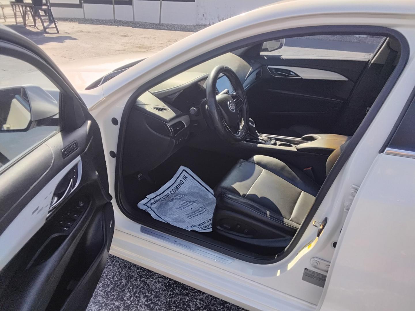 2013 White /GREY Cadillac ATS 2.5L Luxury RWD (1G6AB5SA3D0) with an 2.5L L4 DOHC 16V engine, 6A transmission, located at 6112 N Florida Avenue, Tampa, FL, 33604, (888) 521-5131, 27.954929, -82.459534 - $499 down plus tax & tag.- Photo#9