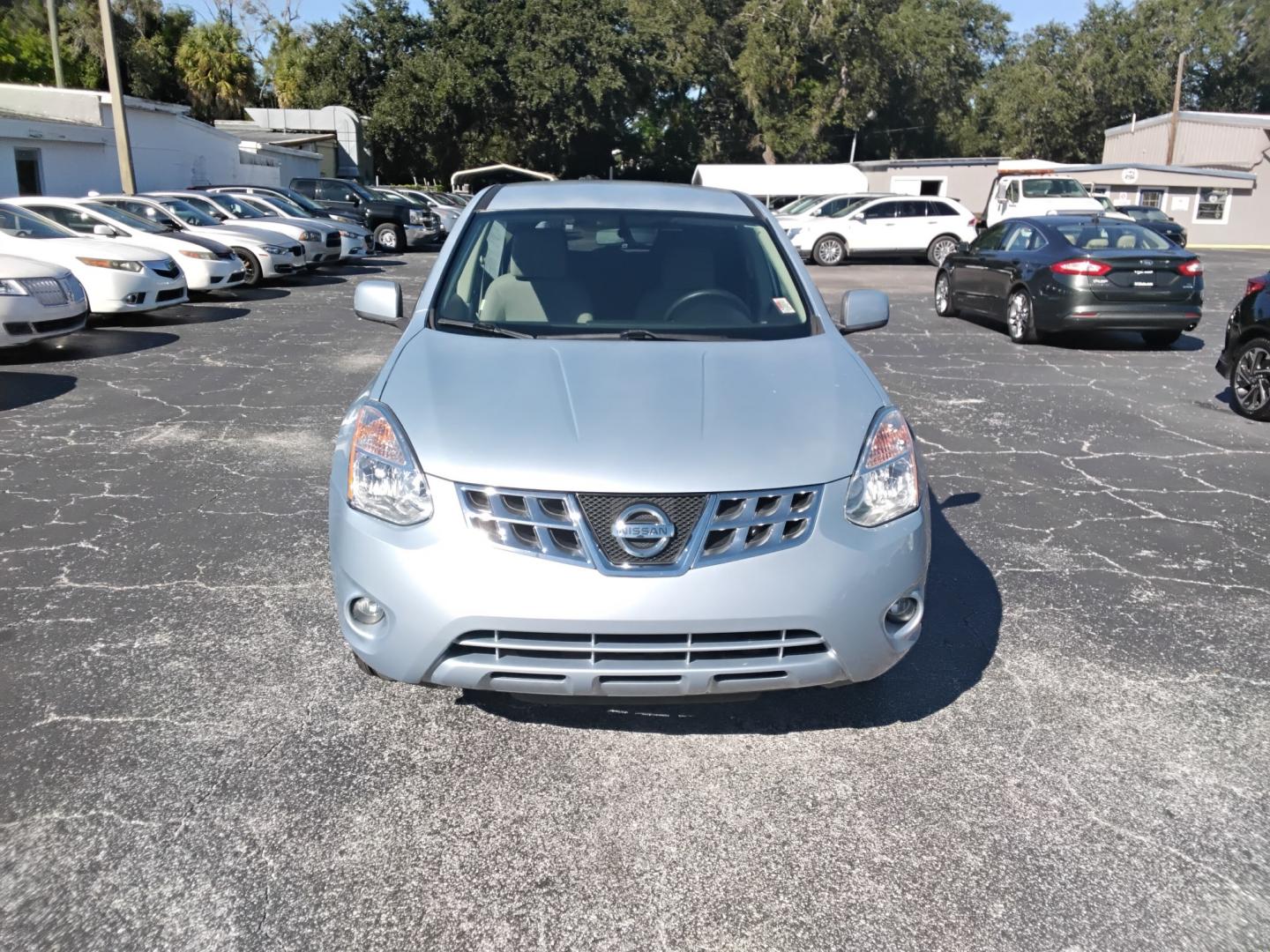 2013 BLUE /Beige Nissan Rogue S 2WD (JN8AS5MT4DW) with an 2.5L L4 DOHC 16V engine, Continuously Variable Transmission transmission, located at 6112 N Florida Avenue, Tampa, FL, 33604, (888) 521-5131, 27.954929, -82.459534 - $499 plus tax &tag.- Photo#1