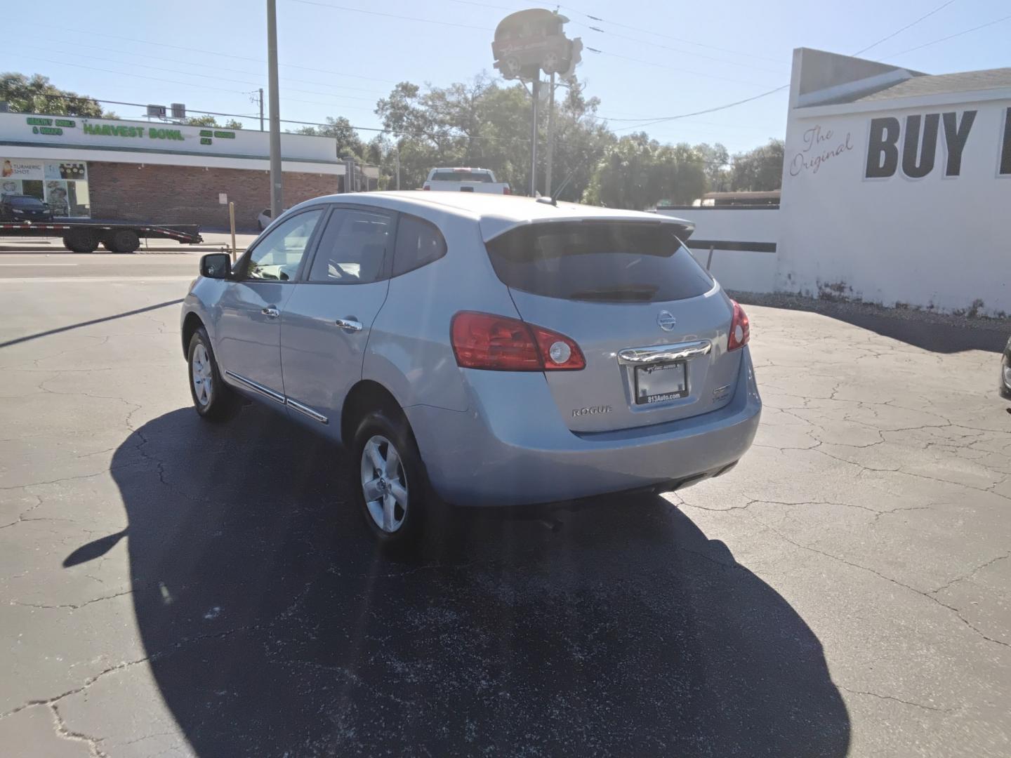 2013 BLUE /Beige Nissan Rogue S 2WD (JN8AS5MT4DW) with an 2.5L L4 DOHC 16V engine, Continuously Variable Transmission transmission, located at 6112 N Florida Avenue, Tampa, FL, 33604, (888) 521-5131, 27.954929, -82.459534 - $499 plus tax &tag.- Photo#7