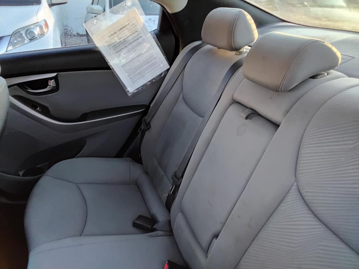 2012 Grey /Beige Hyundai Elantra GLS A/T (KMHDH4AE2CU) with an 1.8L L4 DOHC 16V engine, 6-Speed Automatic transmission, located at 6112 N Florida Avenue, Tampa, FL, 33604, (888) 521-5131, 27.954929, -82.459534 - 499$ down plus tax & tag. - Photo#12