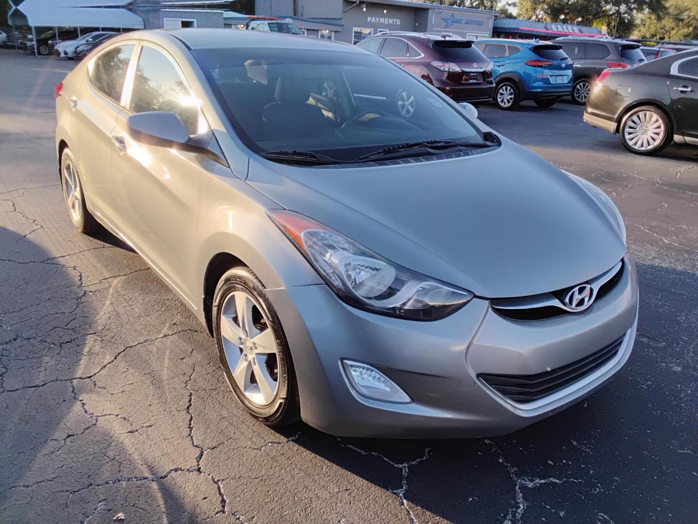2012 Grey /Beige Hyundai Elantra GLS A/T (KMHDH4AE2CU) with an 1.8L L4 DOHC 16V engine, 6-Speed Automatic transmission, located at 6112 N Florida Avenue, Tampa, FL, 33604, (888) 521-5131, 27.954929, -82.459534 - 499$ down plus tax & tag. - Photo#3