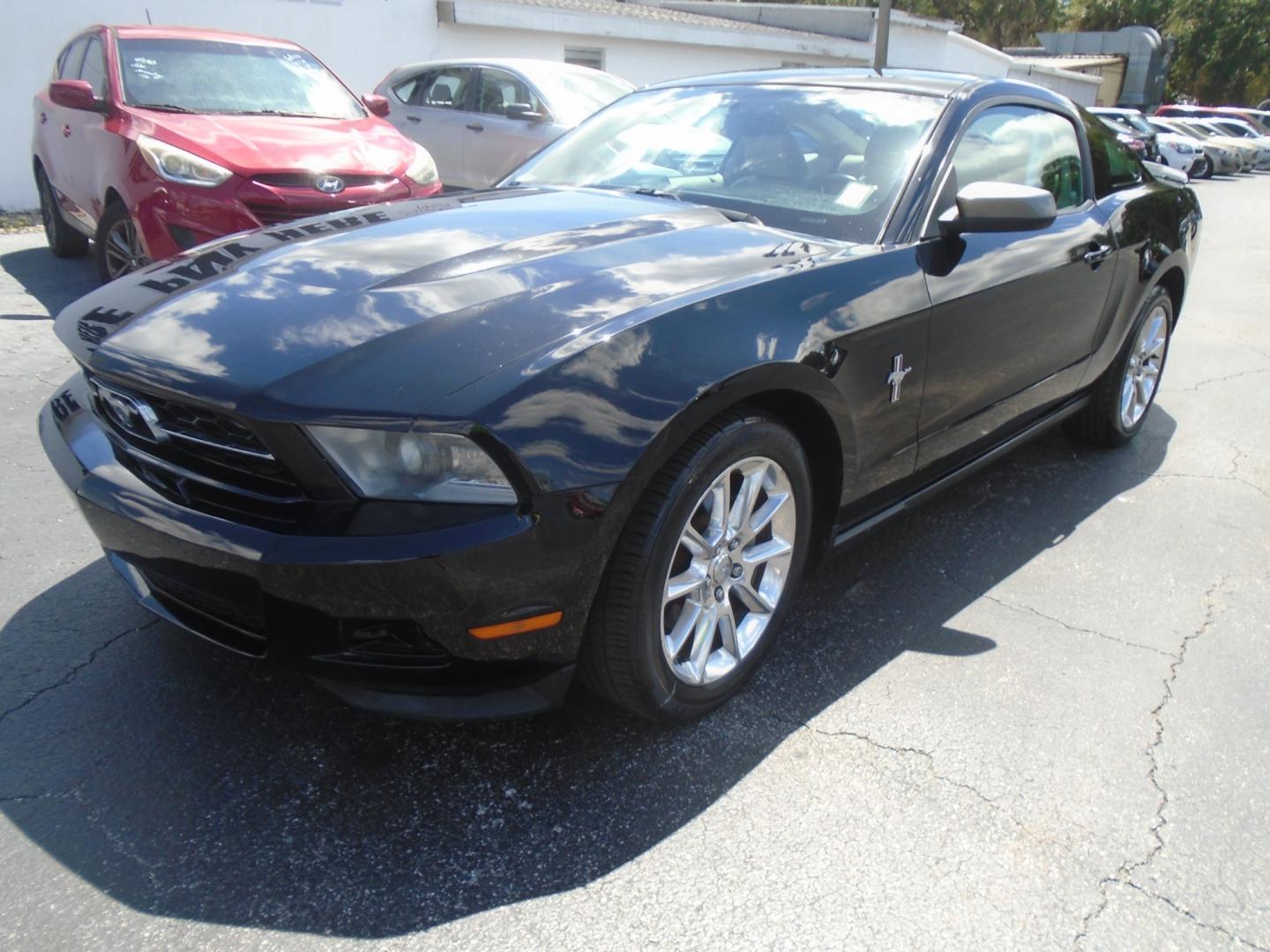 2011 Black /Tan Ford Mustang V6 Coupe (1ZVBP8AM0B5) with an 3.7L V6 DOHC 24V engine, located at 6112 N Florida Avenue, Tampa, FL, 33604, (888) 521-5131, 27.954929, -82.459534 - Photo#3