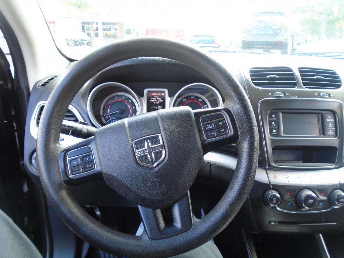 2017 BLACK /Grey DODGE JOURNEY SXT (3C4PDCBG2HT) with an V6 3.6L FFV DOHC engine, located at 6112 N Florida Avenue, Tampa, FL, 33604, (888) 521-5131, 27.954929, -82.459534 - Photo#11