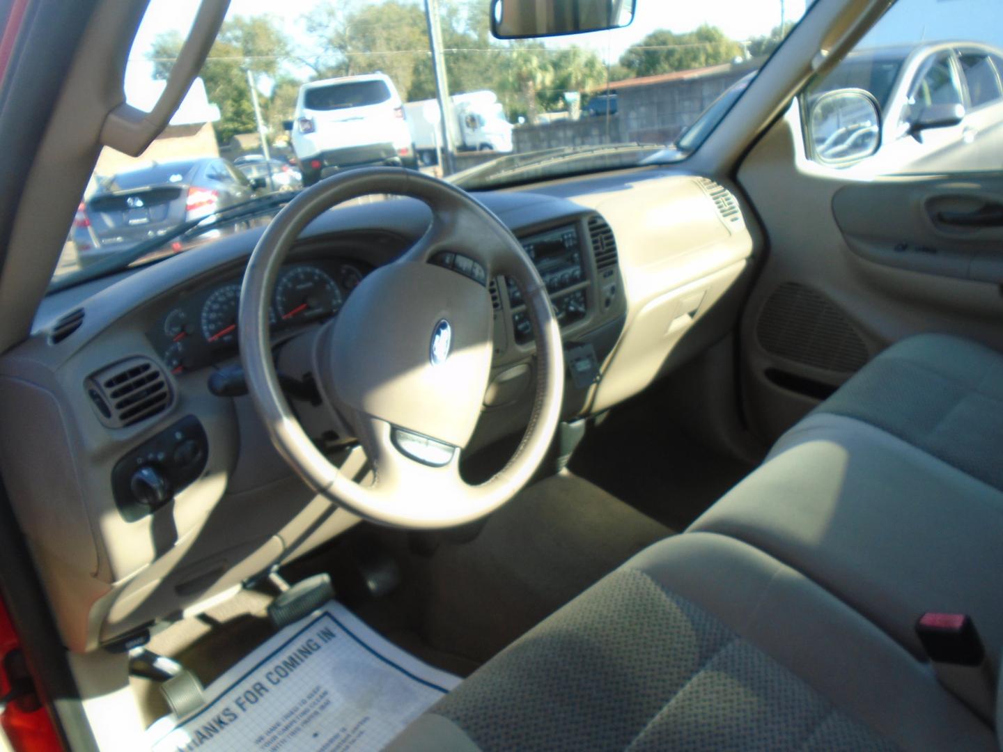 2003 RED /Tan Ford F-150 XL 2WD (1FTRF17W33N) with an 4.6L V8 SOHC 16V engine, located at 6112 N Florida Avenue, Tampa, FL, 33604, (888) 521-5131, 27.954929, -82.459534 - Photo#9