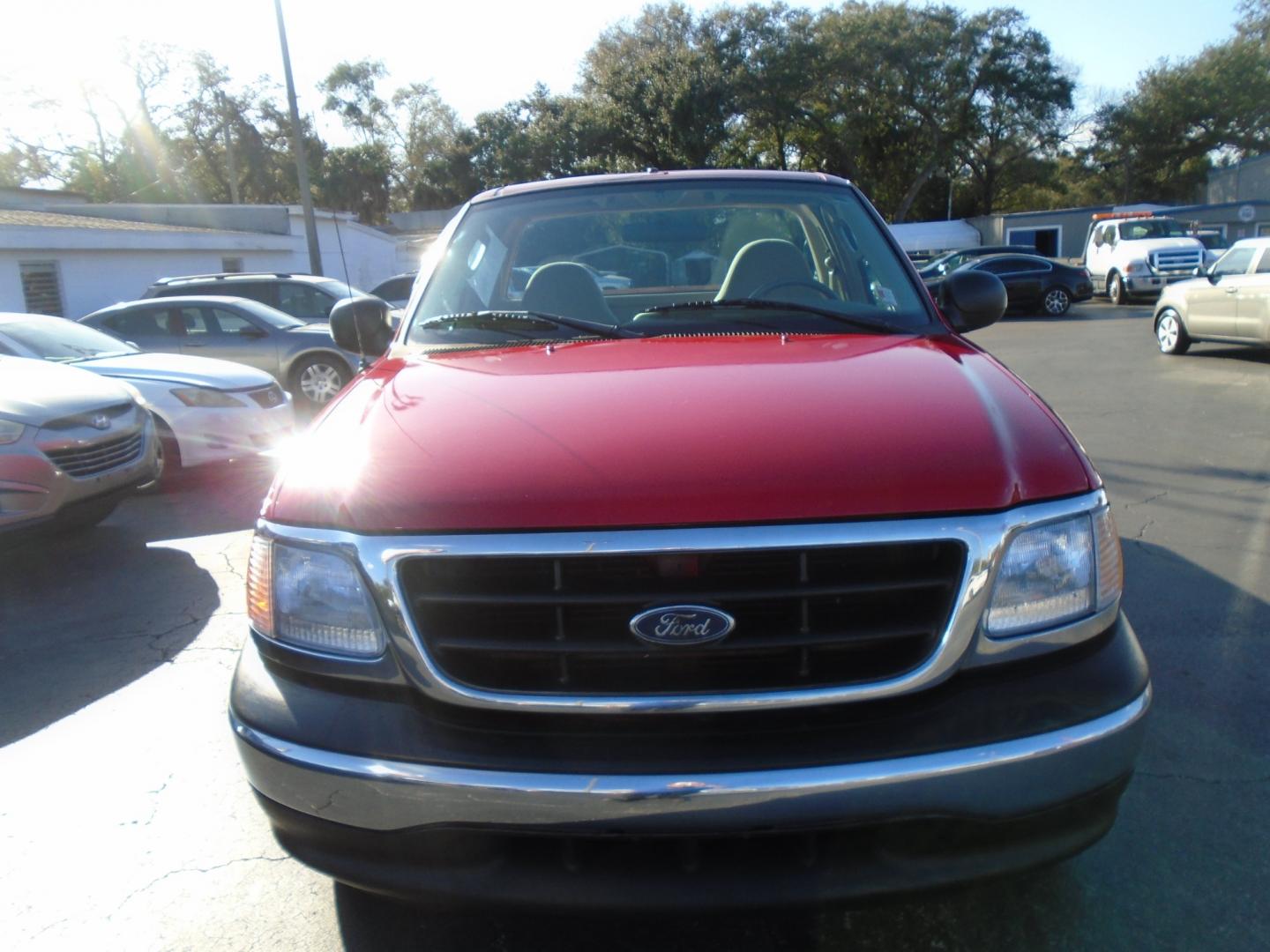 2003 RED /Tan Ford F-150 XL 2WD (1FTRF17W33N) with an 4.6L V8 SOHC 16V engine, located at 6112 N Florida Avenue, Tampa, FL, 33604, (888) 521-5131, 27.954929, -82.459534 - Photo#1