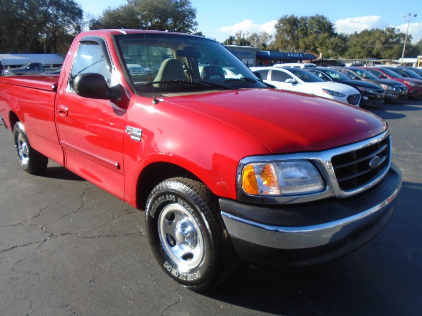 2003 RED /Tan Ford F-150 XL 2WD (1FTRF17W33N) with an 4.6L V8 SOHC 16V engine, located at 6112 N Florida Avenue, Tampa, FL, 33604, (888) 521-5131, 27.954929, -82.459534 - Photo#2