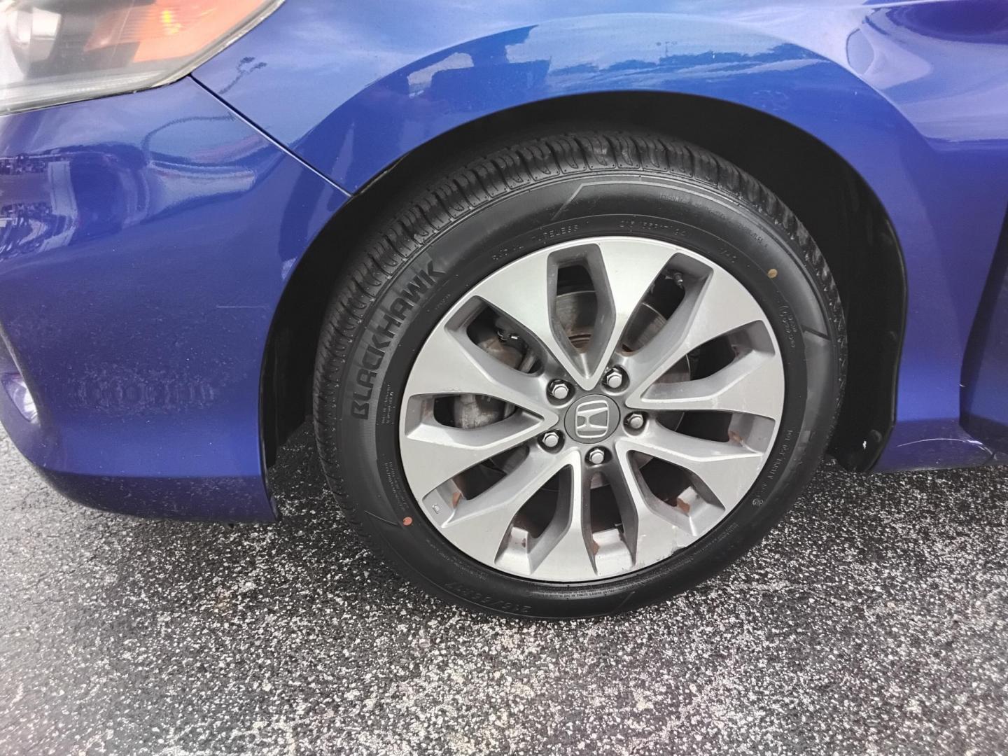 2015 BLUE /Black Honda Accord EX Coupe CVT (1HGCT1B71FA) with an 2.4L L4 DOHC 16V engine, Continuously Variable Transmission transmission, located at 6112 N Florida Avenue, Tampa, FL, 33604, (888) 521-5131, 27.954929, -82.459534 - $499 down plus tax & tag. - Photo#7