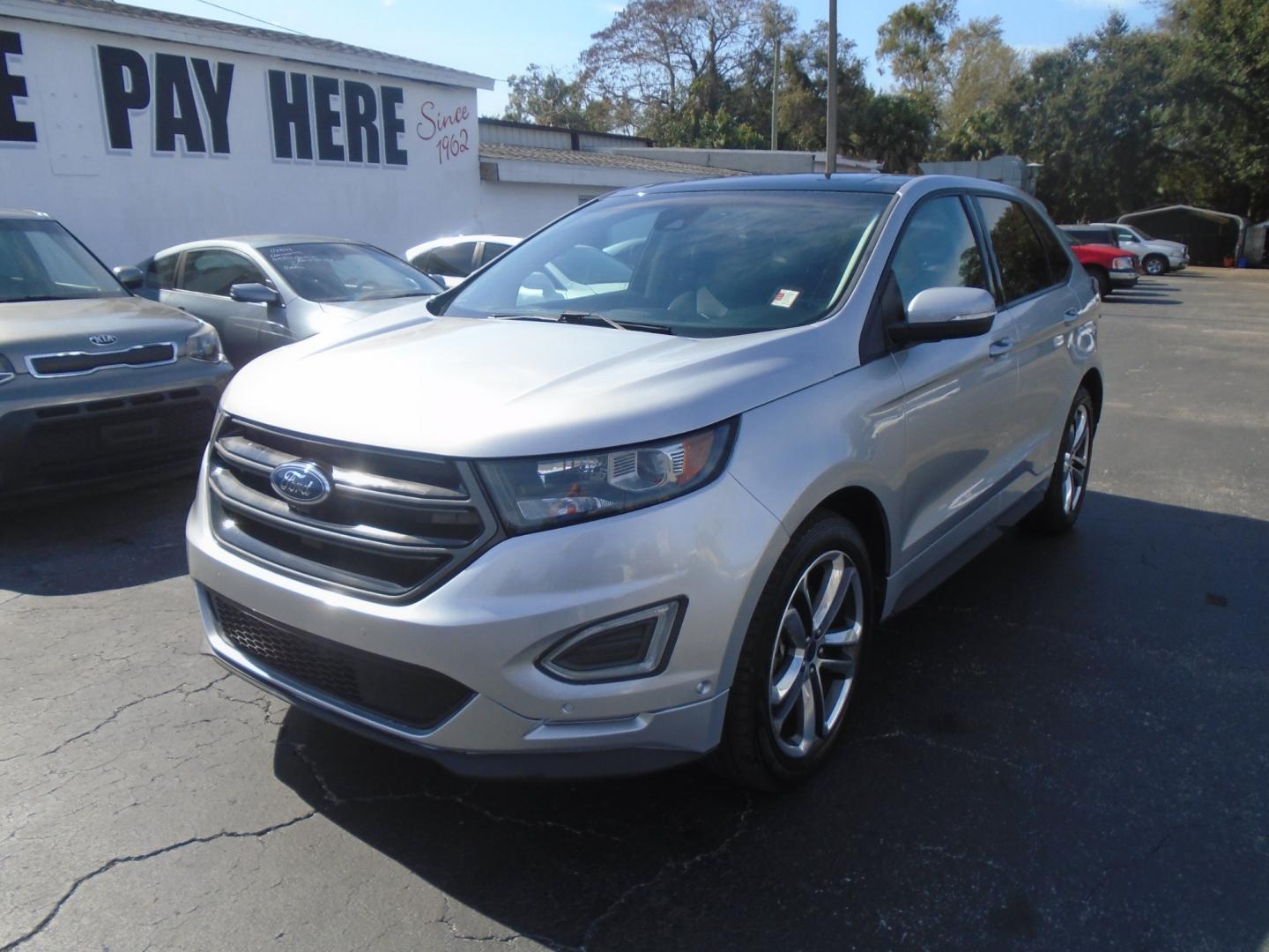 2015 Ford Edge Sport (2FMPK3AP2FB) with an 2.7L V6 DOCH 24V engine, 6-Speed Automatic transmission, located at 6112 N Florida Avenue, Tampa, FL, 33604, (888) 521-5131, 27.954929, -82.459534 - Photo#1