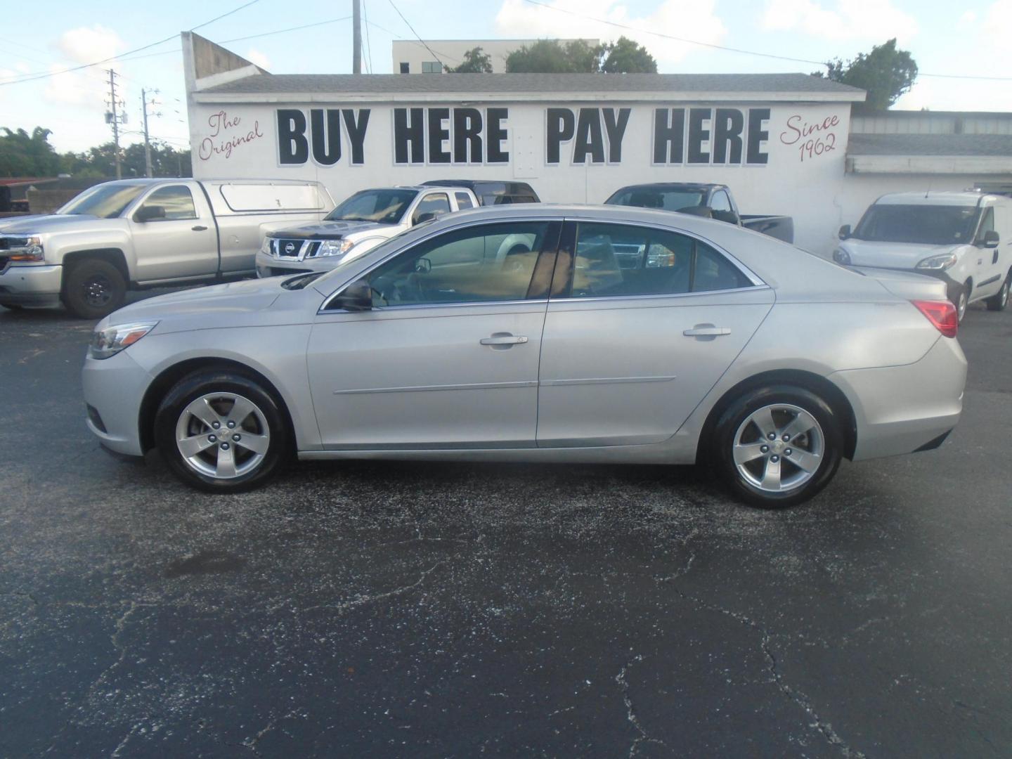 2015 Chevrolet Malibu LS Fleet (1G11A5SL2FF) with an 2.5L L4 DOHC 16V engine, 6-Speed Automatic transmission, located at 6112 N Florida Avenue, Tampa, FL, 33604, (888) 521-5131, 27.954929, -82.459534 - Photo#0