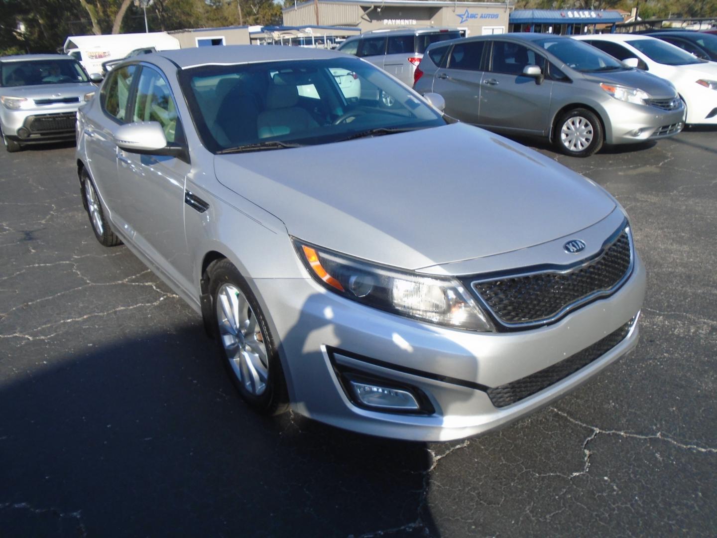 2014 Kia Optima EX (5XXGN4A73EG) with an 2.4L L4 DOHC 16V engine, 6-Speed Automatic transmission, located at 6112 N Florida Avenue, Tampa, FL, 33604, (888) 521-5131, 27.954929, -82.459534 - Photo#2