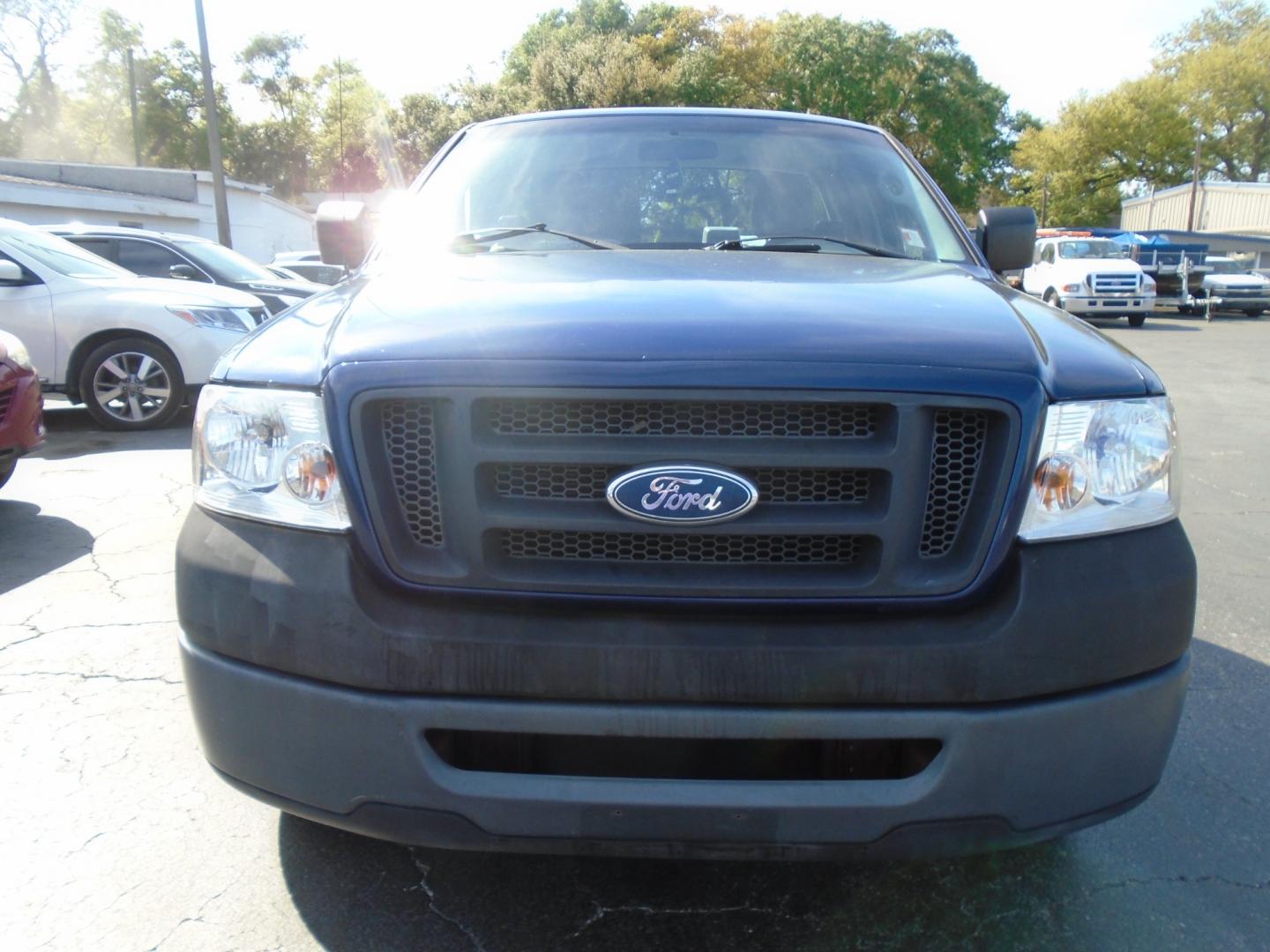 2007 BLUE Ford F-150 STX 2WD (1FTRF12257K) with an 4.2L V6 OHV 12V engine, located at 6112 N Florida Avenue, Tampa, FL, 33604, (888) 521-5131, 27.954929, -82.459534 - Photo#1