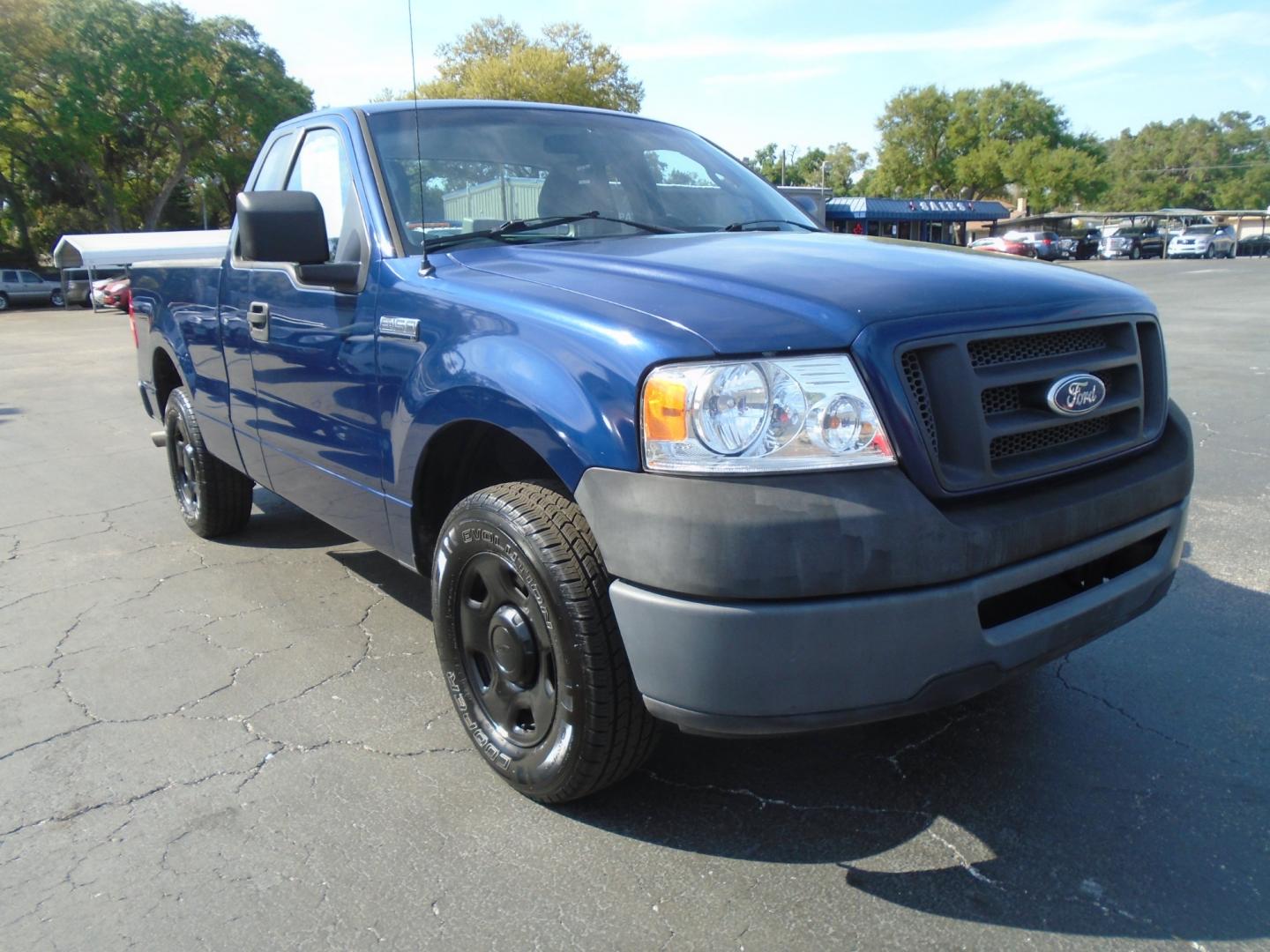 2007 BLUE Ford F-150 STX 2WD (1FTRF12257K) with an 4.2L V6 OHV 12V engine, located at 6112 N Florida Avenue, Tampa, FL, 33604, (888) 521-5131, 27.954929, -82.459534 - Photo#2