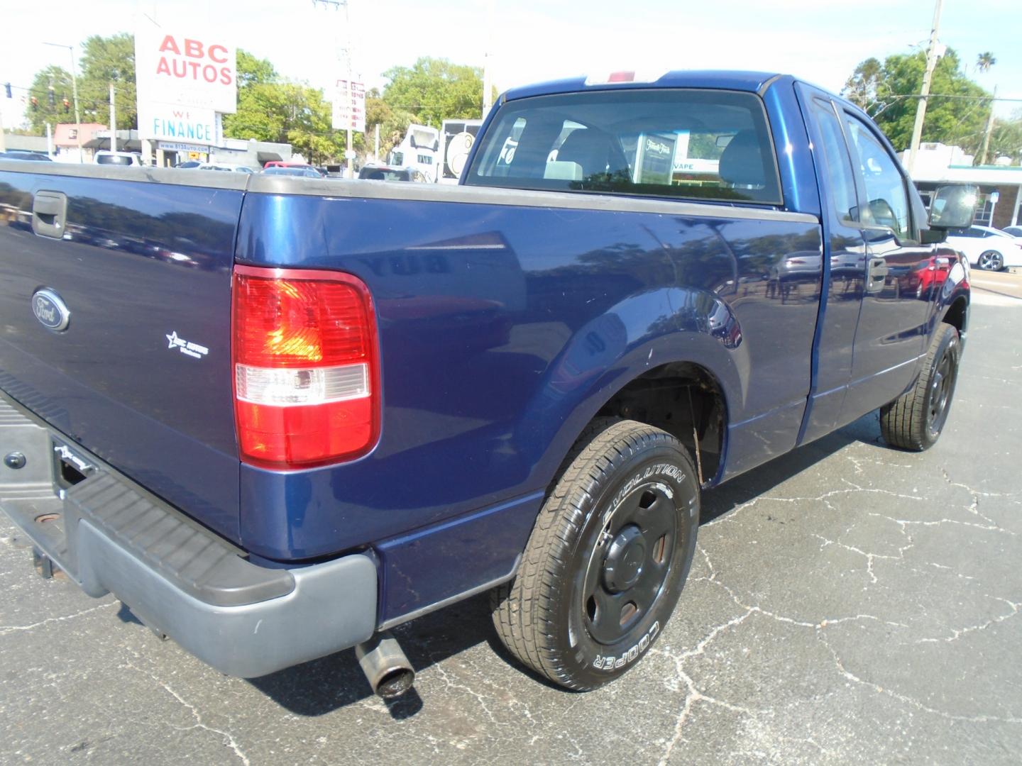 2007 BLUE Ford F-150 STX 2WD (1FTRF12257K) with an 4.2L V6 OHV 12V engine, located at 6112 N Florida Avenue, Tampa, FL, 33604, (888) 521-5131, 27.954929, -82.459534 - Photo#5