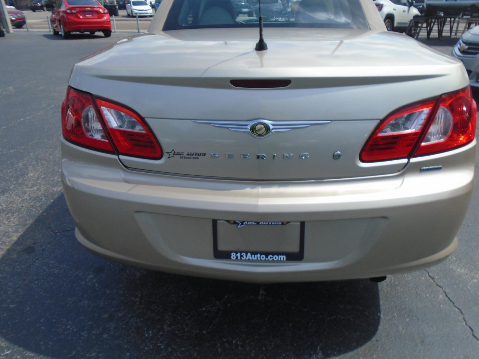 2008 Chrysler Sebring Convertible Touring (1C3LC55R18N) with an 2.7L V6 DOHC 24V FFV engine, 4-Speed Automatic Overdrive transmission, located at 6112 N Florida Avenue, Tampa, FL, 33604, (888) 521-5131, 27.954929, -82.459534 - Photo #6