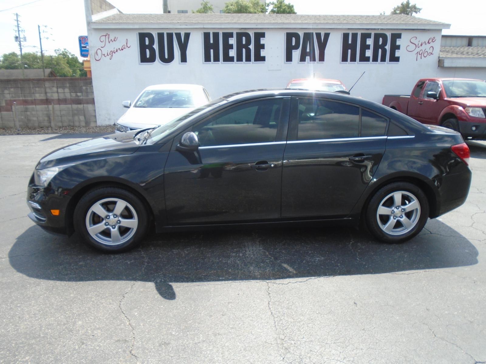 2015 Chevrolet Cruze 1LT Auto (1G1PC5SB5F7) with an 1.4L L4 DOHC 16V TURBO engine, 6-Speed Automatic transmission, located at 6112 N Florida Avenue, Tampa, FL, 33604, (888) 521-5131, 27.954929, -82.459534 - Photo #0