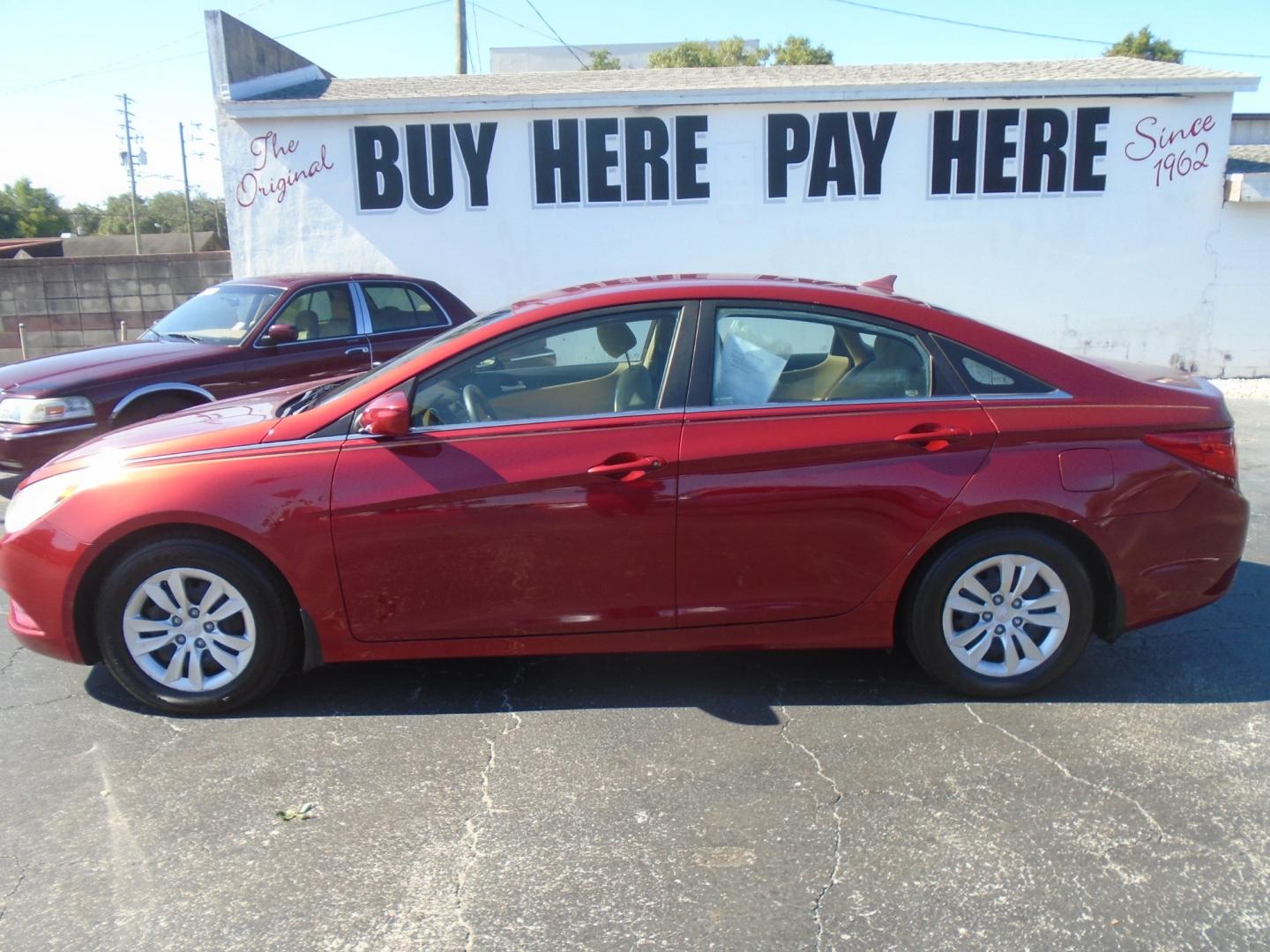 2011 Hyundai Sonata GLS Auto (5NPEB4AC1BH) with an 2.4L L4 DOHC 16V engine, 5-Speed Automatic transmission, located at 6112 N Florida Avenue, Tampa, FL, 33604, (888) 521-5131, 27.954929, -82.459534 - Photo#0