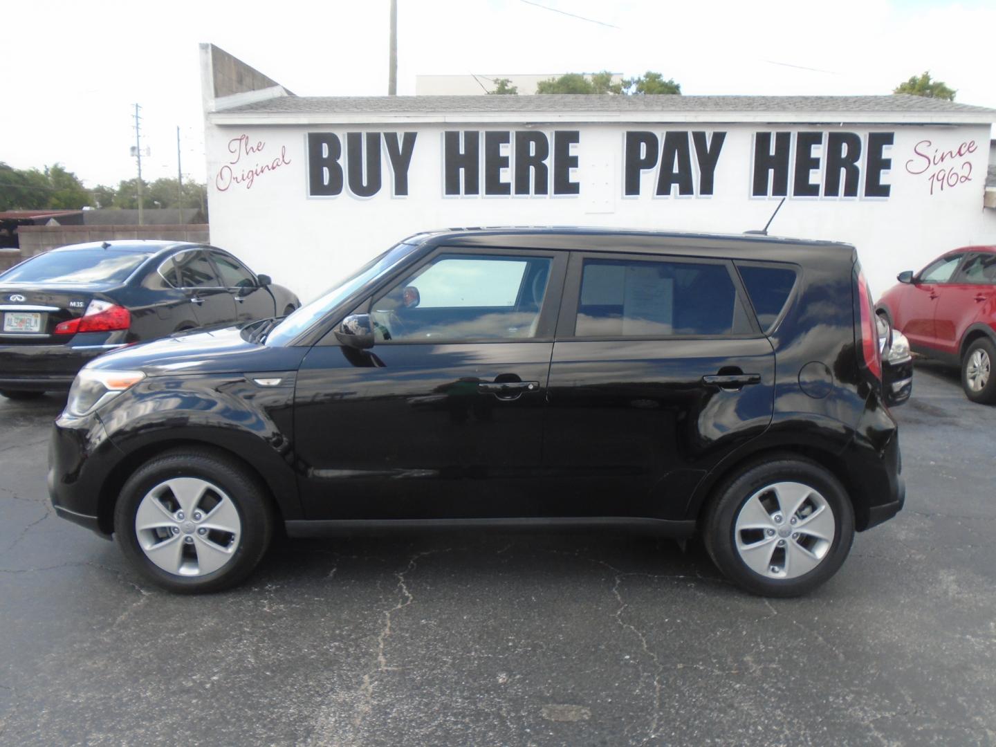 2014 Kia Soul Base (KNDJN2A23E7) with an 1.6L L4 DOHC 16V engine, located at 6112 N Florida Avenue, Tampa, FL, 33604, (888) 521-5131, 27.954929, -82.459534 - Photo#0