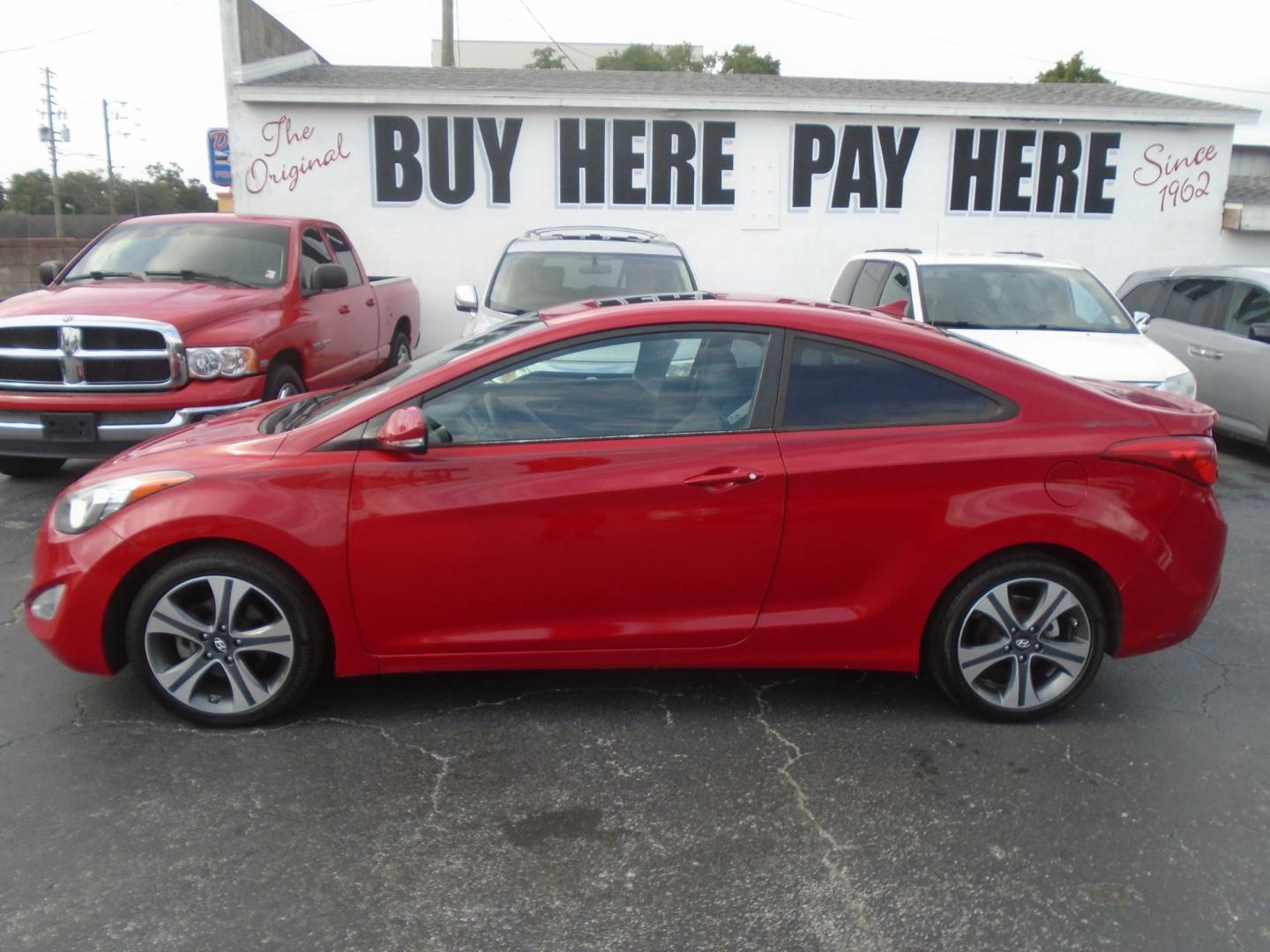 2013 Hyundai Elantra GS Coupe A/T (KMHDH6AE2DU) with an 1.8L L4 DOHC 16V engine, 6-Speed Automatic transmission, located at 6112 N Florida Avenue, Tampa, FL, 33604, (888) 521-5131, 27.954929, -82.459534 - Photo#0