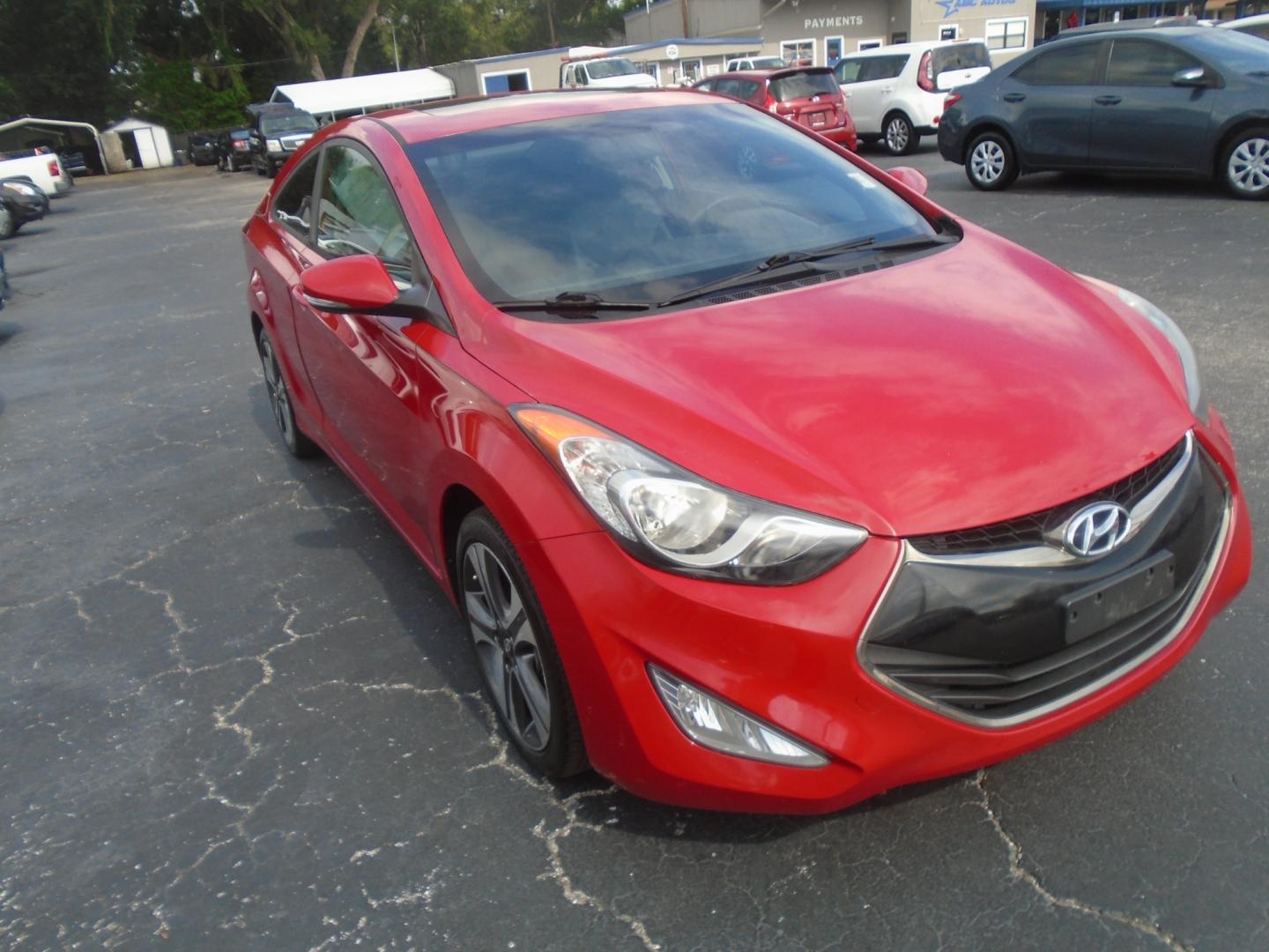 2013 Hyundai Elantra GS Coupe A/T (KMHDH6AE2DU) with an 1.8L L4 DOHC 16V engine, 6-Speed Automatic transmission, located at 6112 N Florida Avenue, Tampa, FL, 33604, (888) 521-5131, 27.954929, -82.459534 - Photo#2