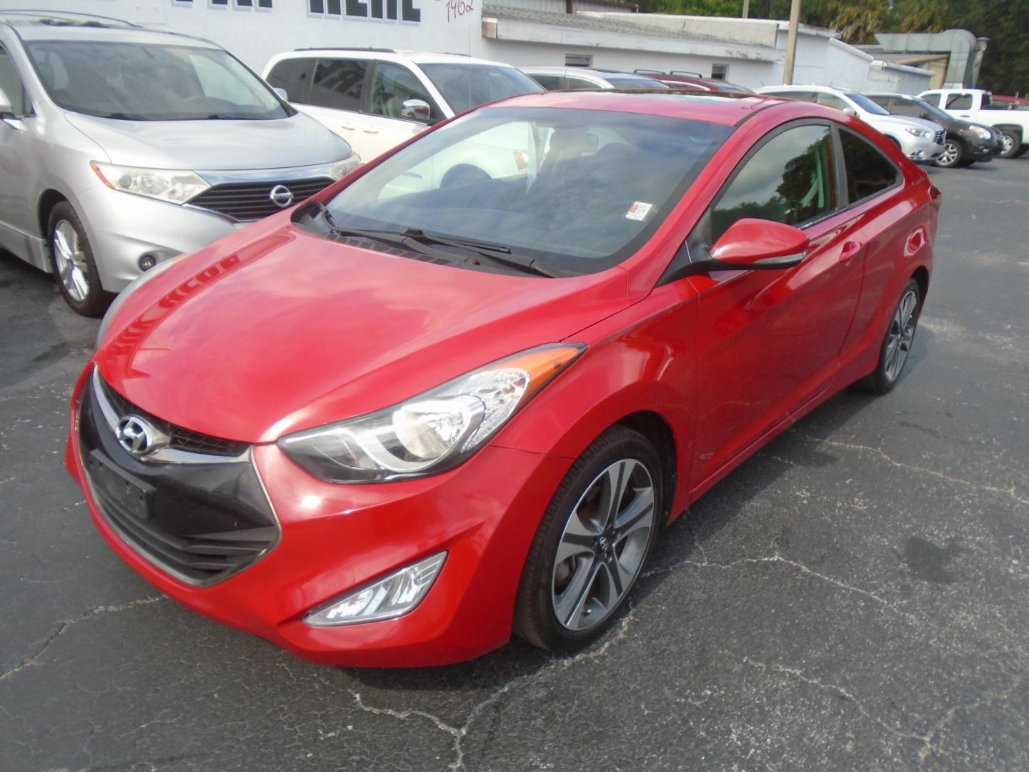 2013 Hyundai Elantra GS Coupe A/T (KMHDH6AE2DU) with an 1.8L L4 DOHC 16V engine, 6-Speed Automatic transmission, located at 6112 N Florida Avenue, Tampa, FL, 33604, (888) 521-5131, 27.954929, -82.459534 - Photo#3