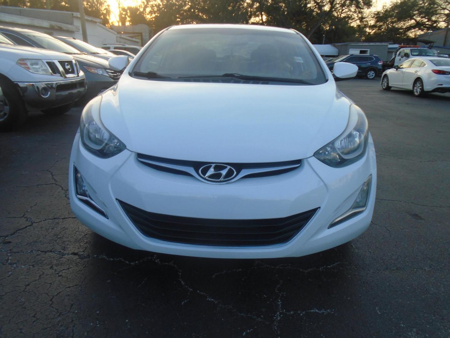 2015 Hyundai Elantra Limited (5NPDH4AE9FH) with an 1.8L L4 DOHC 16V engine, 6-Speed Automatic transmission, located at 6112 N Florida Avenue, Tampa, FL, 33604, (888) 521-5131, 27.954929, -82.459534 - Photo#1