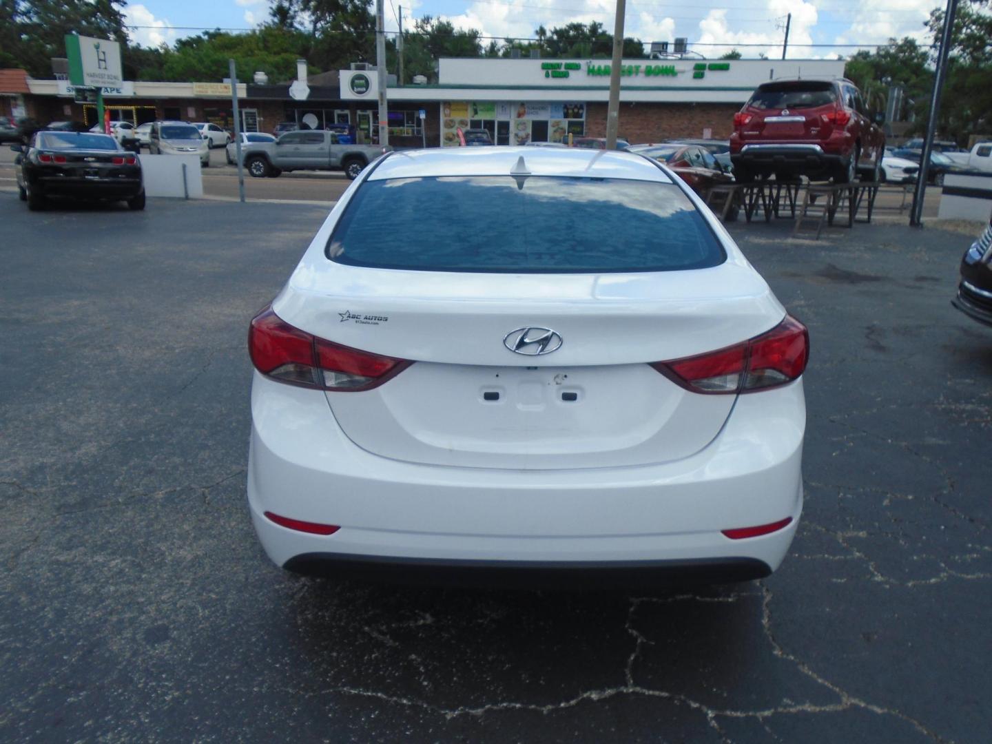 2015 White /Grey Hyundai Elantra Limited (5NPDH4AE9FH) with an 1.8L L4 DOHC 16V engine, 6-Speed Automatic transmission, located at 6112 N Florida Avenue, Tampa, FL, 33604, (888) 521-5131, 27.954929, -82.459534 - 499$ DOWN PLUS TAX & TAG. - Photo#7