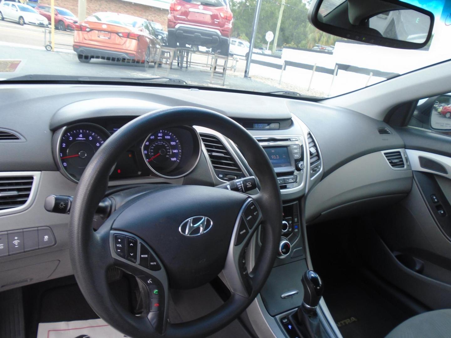 2015 White /Grey Hyundai Elantra Limited (5NPDH4AE9FH) with an 1.8L L4 DOHC 16V engine, 6-Speed Automatic transmission, located at 6112 N Florida Avenue, Tampa, FL, 33604, (888) 521-5131, 27.954929, -82.459534 - 499$ DOWN PLUS TAX & TAG. - Photo#15
