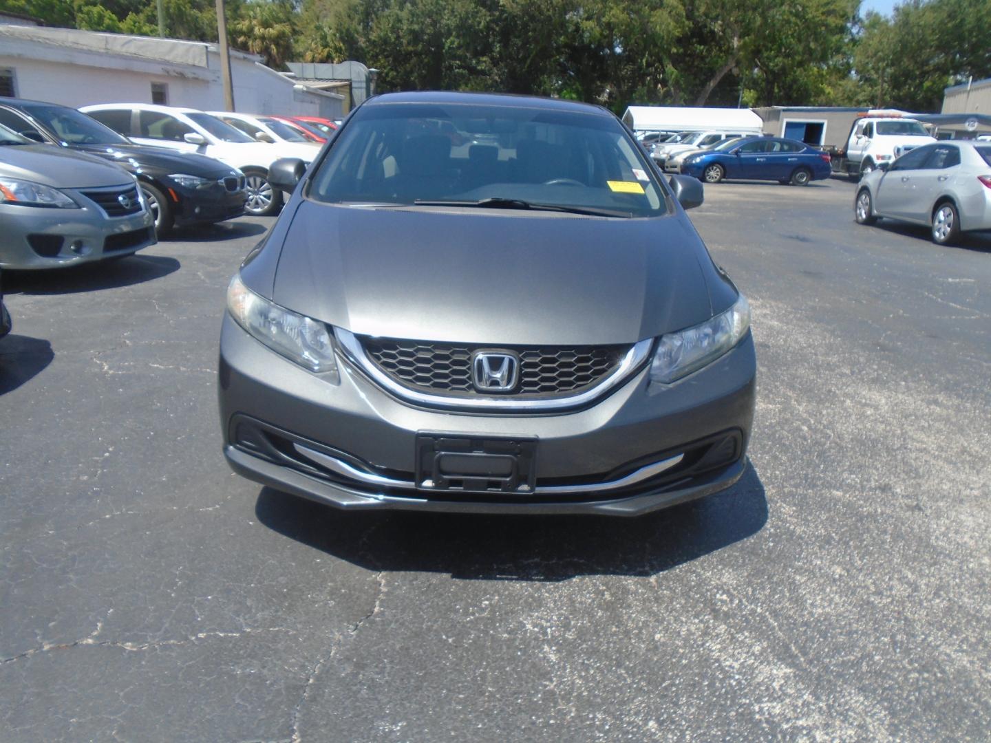 2013 Honda Civic LX Sedan 5-Speed AT (19XFB2F58DE) with an 1.8L L4 SOHC 16V engine, 5-Speed Automatic transmission, located at 6112 N Florida Avenue, Tampa, FL, 33604, (888) 521-5131, 27.954929, -82.459534 - Photo#1