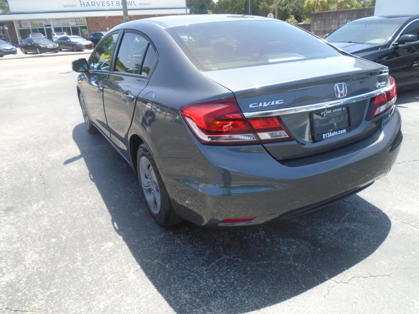 2013 Honda Civic LX Sedan 5-Speed AT (19XFB2F58DE) with an 1.8L L4 SOHC 16V engine, 5-Speed Automatic transmission, located at 6112 N Florida Avenue, Tampa, FL, 33604, (888) 521-5131, 27.954929, -82.459534 - Photo#3